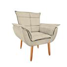 Poltrona Opala Suede Bege