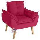 Poltrona Opala Vermelho