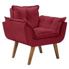 Poltrona Opalla New Base Palito Bordo