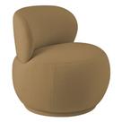 Poltrona Orgânica Aisha Base Fixa Bouclé Camel - Nexta Casa Poltrona Orgânica Aisha Base Fixa Bouclé Camel - Nexta Casa