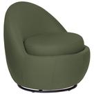 Poltrona Orgânica Kaira Giratória Linho Verde - Nexta Casa Poltrona Orgânica Kaira Giratória Linho Verde - Nexta Casa