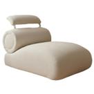 Poltrona Orgânica Larbelle em Linho com Molas Ensacadas House Decor Cor Bege