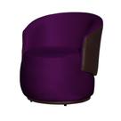 Poltrona Organica Recepção Para Sala Aisha Corano Marrom E Veludo Roxo - INCASA DECOR Poltrona Organica Recepção Para Sala Aisha Corano Marrom E Veludo Roxo - INCASA DECOR