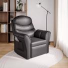 Poltrona Papai Com Encosto Macio Reclinável Retrátil Sala Estar Descanso e Amamentação