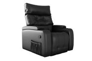 Poltrona Papai Giratória Reclinavel Commander Preto Matrix