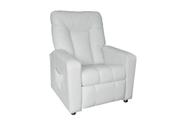 Poltrona Papai Reclinável Pallas MX5 Sintetico Branco Matri
