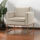 Poltrona para Sala de Estar Base Apolo Luxo