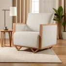 Poltrona para Sala de Estar Madeira Maciça Matteo Luxo