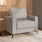 Poltrona para Sala de Estar Pés de Metal Coleção Premium
