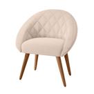 Poltrona para Sala de Recepção Celina Linha Bege