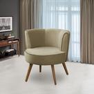 Poltrona Para Sala Decorativa Bela Suede Rover & Beato