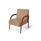 Poltrona para Sala Decorativa Estofada Base Madeira Maciça Duda Bege - Straub Web Poltrona para Sala Decorativa Estofada Base Madeira Maciça Duda Bege - Straub Web