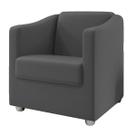 Poltrona Para Sala Decorativa Estofada Cadeira Escritório Recepção Decoração