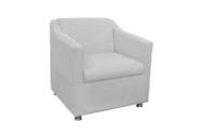 Poltrona Para Sala Tilla Suede Branco - Vallisa Decor Poltrona Para Sala Tilla Suede Branco - Vallisa Decor
