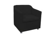 Poltrona Para Sala Tilla Suede Preto - Vallisa Decor Poltrona Para Sala Tilla Suede Preto - Vallisa Decor