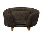 Poltrona Pet Baby Lady Cães e Gatos Confortável Apartamento Luxo Veludo Marrom Poltrona Pet Baby Lady Cães e Gatos Confortável Apartamento Luxo Veludo Marrom