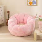 Poltrona Puff em Formato de Abóbora IEVENW Rosa para Crianças