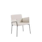 Poltrona Queen Linho Bege 75x60x55 cm Daf Mobiliário