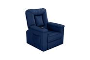 Poltrona Reclinável Automática MX40 Porsche Suede Azul
