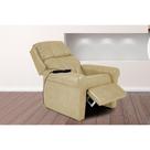 Poltrona Reclinável c/Massagem p/ Sala MH 1216 Two Way Courano Creme - Herval