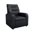 Poltrona Reclinável Classic material sintético Preta