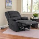 Poltrona Reclinável Confort Elétrica Porto Korin Premium Preto Poltrona Reclinável Confort Elétrica Porto Korin Premium Preto