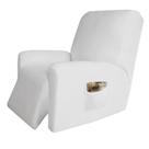 Poltrona reclinável elástica de microfibra Slipcover Easy-Going Snow White Poltrona reclinável elástica de microfibra Slipcover Easy-Going Snow White