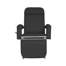 Poltrona Reclinável Hospitalar Descanso Luxo Preta Poltrona Reclinável Hospitalar Descanso Luxo Preta