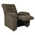 Poltrona Reclinável MX-61 Ônix Suede Capuccino