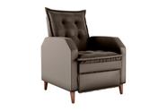 Poltrona Reclinável MX-65 Yaris Veludo Turkey Marrom Poltrona Reclinável MX-65 Yaris Veludo Turkey Marrom
