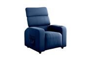 Poltrona Reclinável MX-67 Pulse Veludo Azul E-433