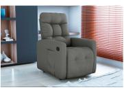 Poltrona Reclinável MX-69 Urus Suede Cinza Poltrona Reclinável MX-69 Urus Suede Cinza