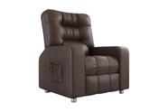 Poltrona Reclinavel MX-7 Azera material sintético Marrom