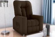 Poltrona Reclinável MX5 Pallas Suede Marrom B 256 - Matrix