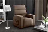 Poltrona Reclinável MX67 Pulse Veludo Marrom E426 - Matrix