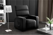 Poltrona Reclinável MX67 Pulse Veludo Preto E451 - Matrix
