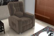 Poltrona Reclínavel MX7 Azera Veludo Marrom E426 - Matrix Poltrona Reclínavel MX7 Azera Veludo Marrom E426 - Matrix