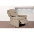 Poltrona Reclinável p/ Sala MH 1216 Two Way c/ Massagem Courano Bege - Herval