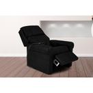 Poltrona Reclinável p/ Sala MH 1216 Two Way c/ Massagem Courano Preto - Herval