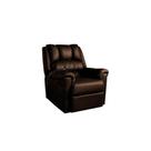 Poltrona Reclinável p/ Sala Vermont Classic Zero Wall Motorizada Giro e Balanço Courano Marrom - Probel