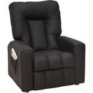 Poltrona Reclinável Pallas MX-5 Corano Preto F281 Matrix