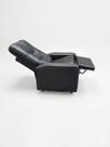 Poltrona reclinável reforçada sala escritório material sintético Preto Poltrona reclinável reforçada sala escritório material sintético Preto