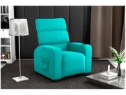 Poltrona Reclinável Sala Cadeira Mx 67 Pulse Sintetico Marrom Matrix