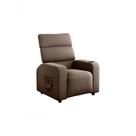 Poltrona Reclinável Sala Cadeira Mx 67 Pulse Veludo Marrom Matrix