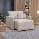 Poltrona Retrátil e Reclinável 110cm Júlia Veludo Yescasa