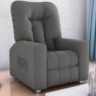 Poltrona Retrátil e Reclinável 82cm com Tecido Suede Multimóveis CR45261