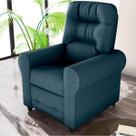 Poltrona Retrátil e Reclinável 83cm com Tecido Suede Multimóveis CR45264