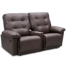 Poltrona Retrátil Reclinável Manual Cinema 2 Lugares Holly T03 Couro Cristal - Lyam Decor Poltrona Retrátil Reclinável Manual Cinema 2 Lugares Holly T03 Couro Cristal - Lyam Decor