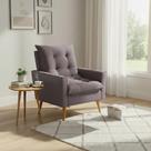 Poltrona Sala 92cm Estofado Confortável Tom Neutro E Design Que Valoriza O Ambiente Bege Ester Poltrona Sala 92cm Estofado Confortável Tom Neutro E Design Que Valoriza O Ambiente Bege Ester