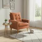 Poltrona Sala 92cm Visual Moderno Acabamento Aconchegante Que Transforma O Ambiente Laranja Ester Poltrona Sala 92cm Visual Moderno Acabamento Aconchegante Que Transforma O Ambiente Laranja Ester